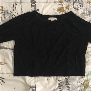 Lacey flower crop top